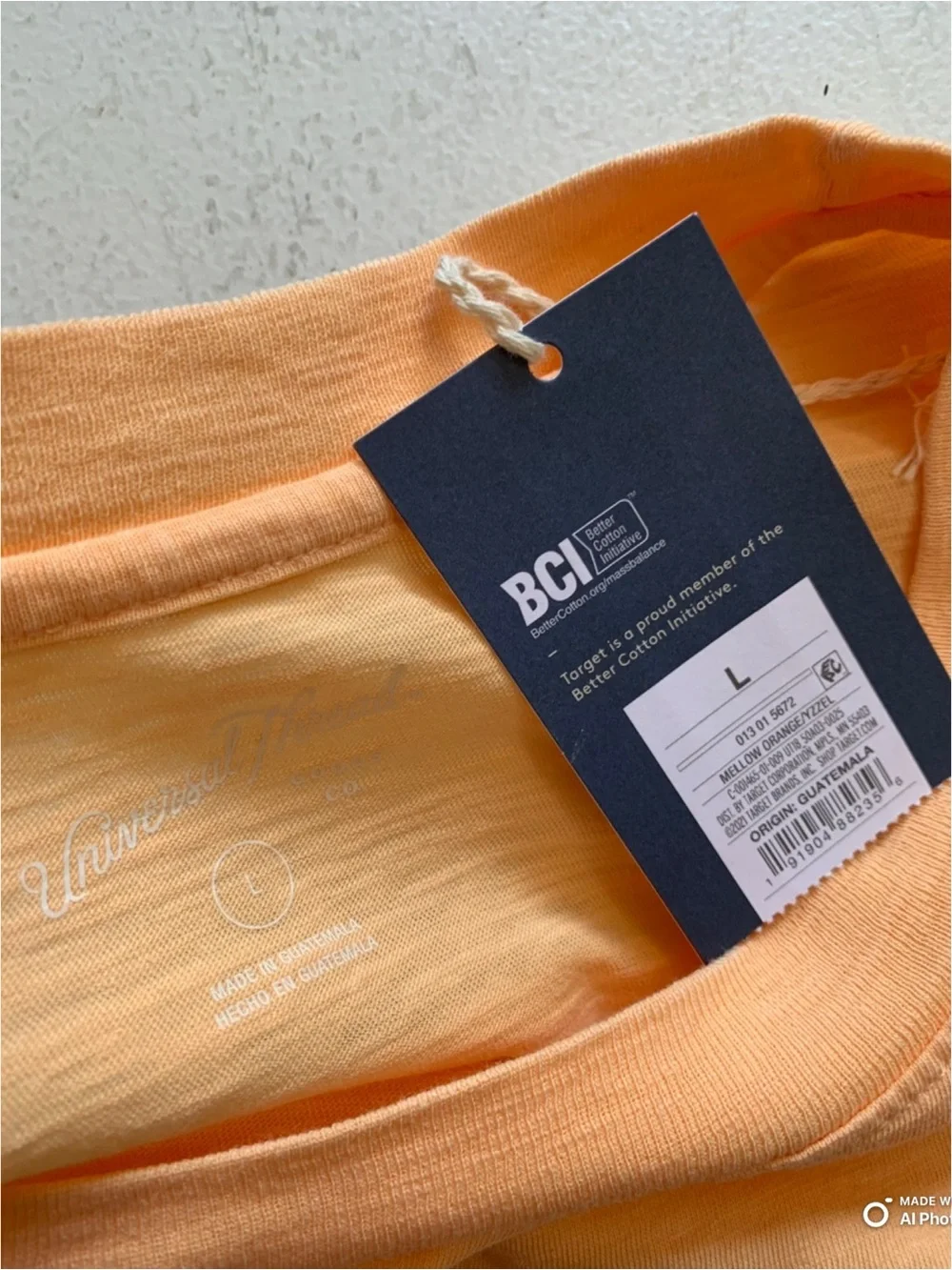 Universal Thread Mellow Orange Boxy Short Sleeve T-Shirt NWT 100% Cotton - Picture 7 of 12